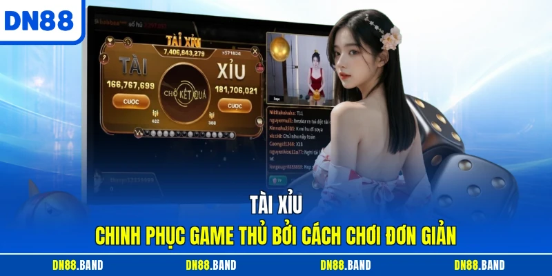 Tài Xỉu chinh phục game thủ bởi cách chơi đơn giản